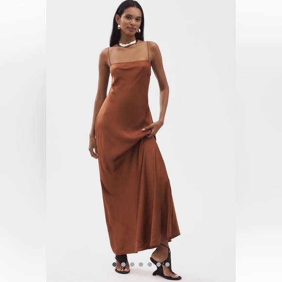 Good American Dresses & Skirts - Good American Satin Slip Maxi Dress- Size Small